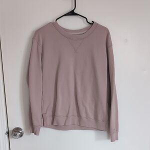 Abercrombie & Fitch Pink Crewneck Sweater Soft Cotton Blend
